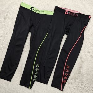 Ethika 3/4 Tights Bundle 2pc Men's S Subzero Performance Athletic Running